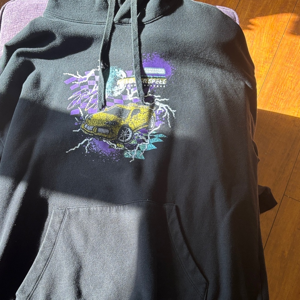 No Boundaries Black Oversized Hoodie